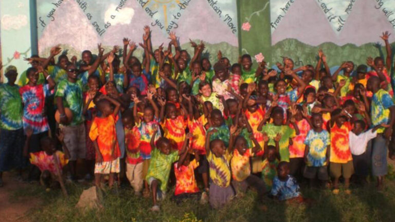 The first 80 children to be welcomed to Musana in 2008